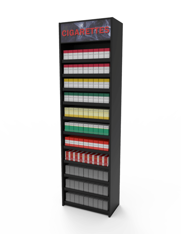 2 ft High Profile Wood Standard Cigarette Merchandiser - Image 3