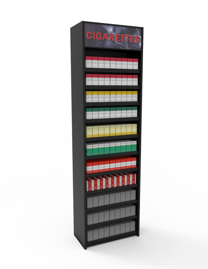 2 ft High Profile Wood Standard Cigarette Merchandiser - Image 2