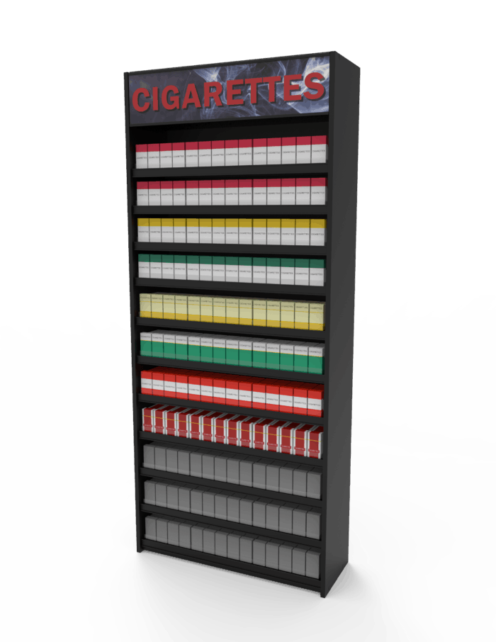 3 ft High Profile Wood Standard Cigarette Merchandiser - Image 3