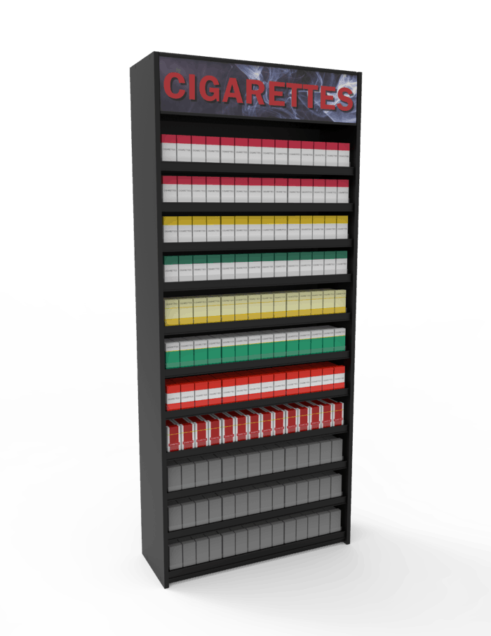 3 ft High Profile Wood Standard Cigarette Merchandiser - Image 2