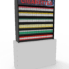 4 ft Low Profile Wood Standard Cigarette Merchandiser - Image 2