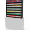 4 ft Low Profile Wood Standard Cigarette Merchandiser - Image 3