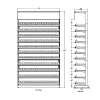 4 ft High Profile Premium Standard Cigarette Merchandiser