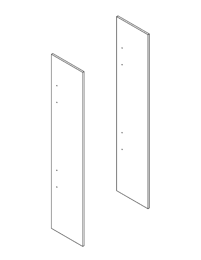 High Profile End Panels Set (pair)