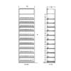 2 ft High Profile Wood Standard Cigarette Merchandiser