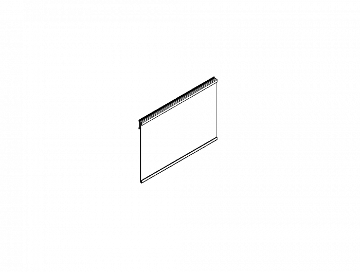 1 ft Flip Up Graphic Holder for 8 1/4" Card