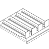 S/L Cartridge, Quad (4 wide)