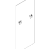 2 ft Low Profile Back Panel, Black (1/4")