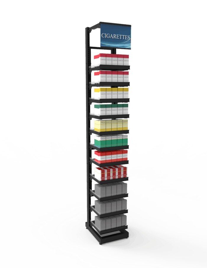 1 ft High Profile Premium Standard Cigarette Merchandiser - Image 2