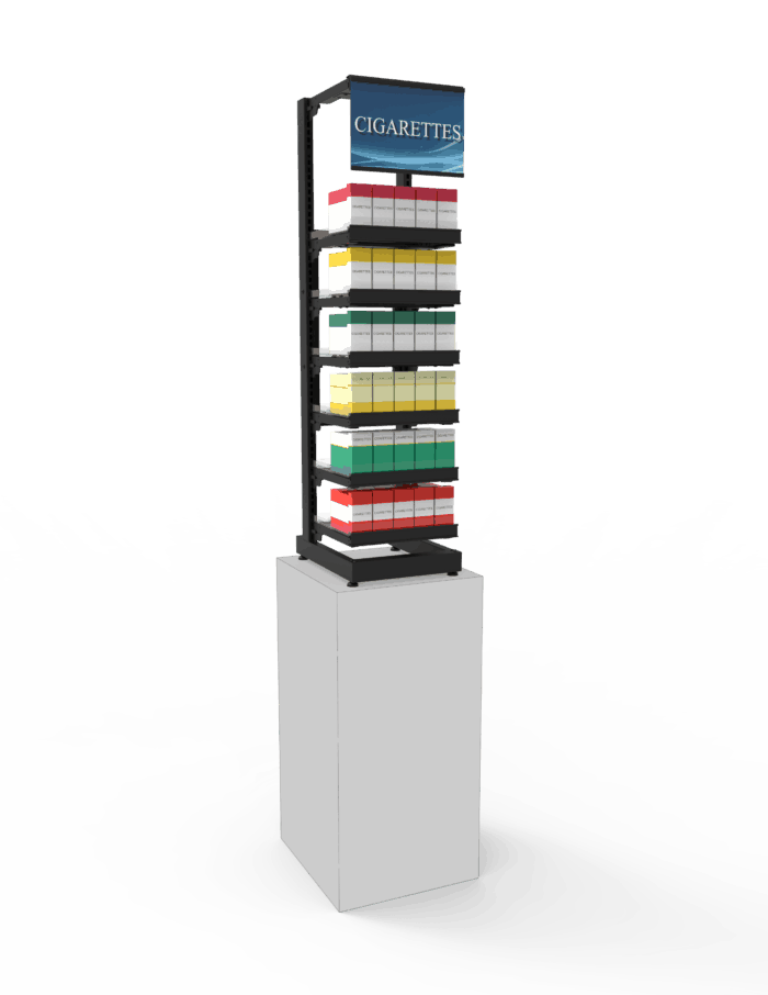 1 ft Low Profile Premium Standard Cigarette Merchandiser - Image 2