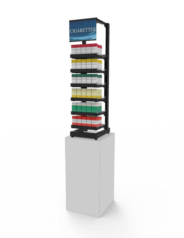 1 ft Low Profile Premium Standard Cigarette Merchandiser - Image 3
