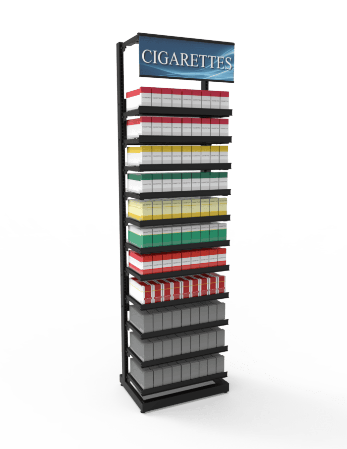 2 ft High Profile Premium Standard Cigarette Merchandiser - Image 2