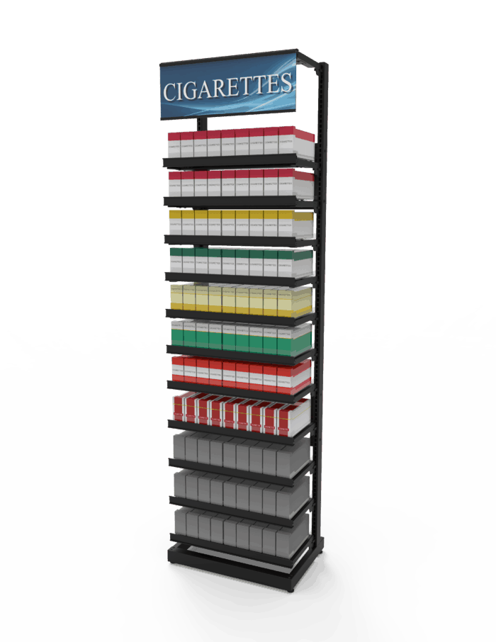 2 ft High Profile Premium Standard Cigarette Merchandiser - Image 3