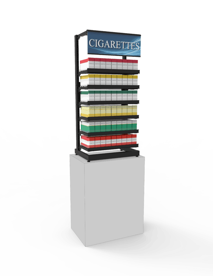 2 ft Low Profile Premium Standard Cigarette Merchandiser - Image 2