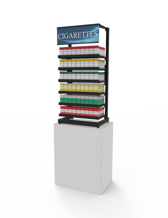 2 ft Low Profile Premium Standard Cigarette Merchandiser - Image 3