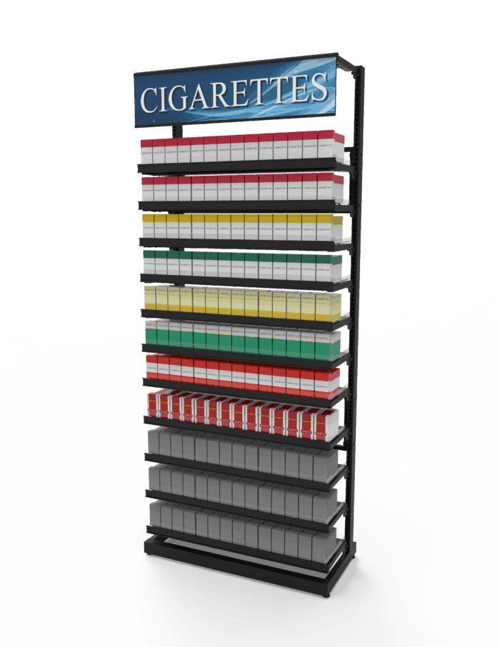 3 ft High Profile Premium Standard Cigarette Merchandiser - Image 3