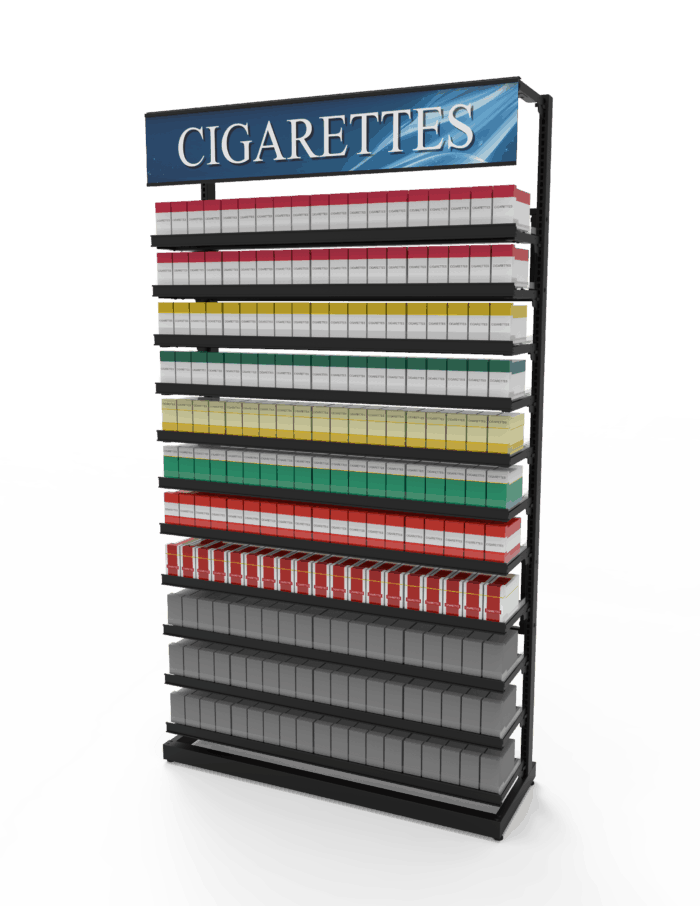 4 ft High Profile Premium Standard Cigarette Merchandiser - Image 3