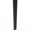 1 ft High Profile Back Panel, Black (1/4") - Image 2