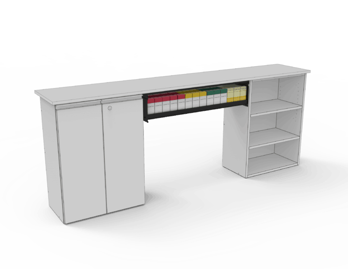 3 ft Under Counter Pack Shelf - Starter - Image 3