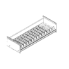 3 ft Under Counter Pack Shelf - Add-on - Image 2