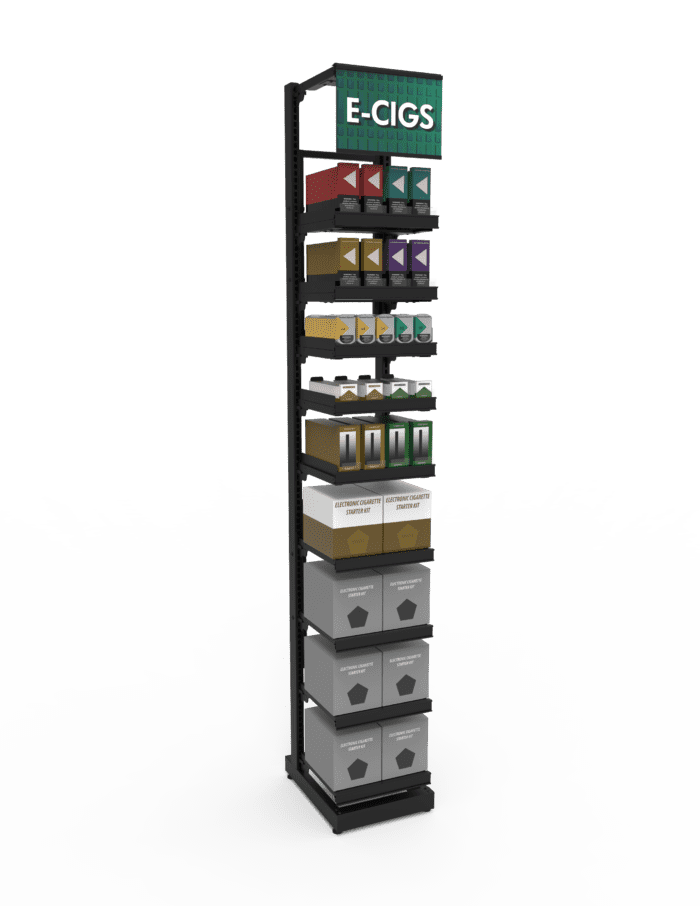 1 ft High Profile Premium Electronic E Cigs Merchandiser - Image 2