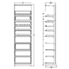 2 ft High Profile Premium Electronic E Cigs Merchandiser