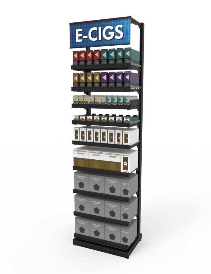 2 ft High Profile Premium Electronic E Cigs Merchandiser - Image 3