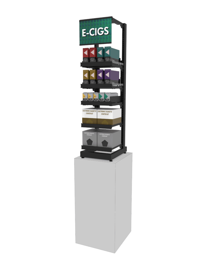 1 ft Low Profile Premium Electronic E Cigs Merchandiser - Image 3