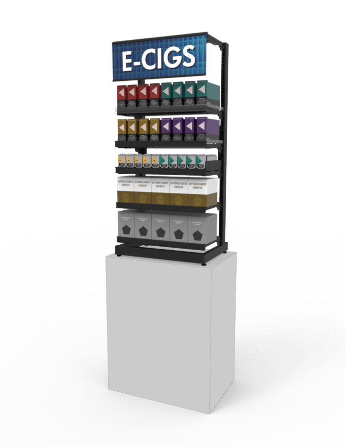 2 ft Low Profile Premium Electronic E Cigs Merchandiser - Image 3