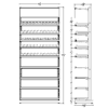 3 ft High Profile Premium Electronic E Cigs Merchandiser