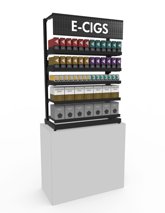3 ft Low Profile Premium Electronic E Cigs Merchandiser - Image 2