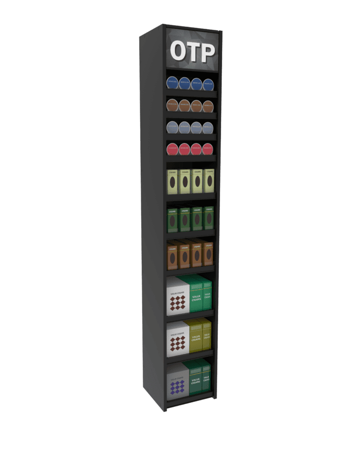 1 ft High Profile Wood OTP Merchandiser - Image 2
