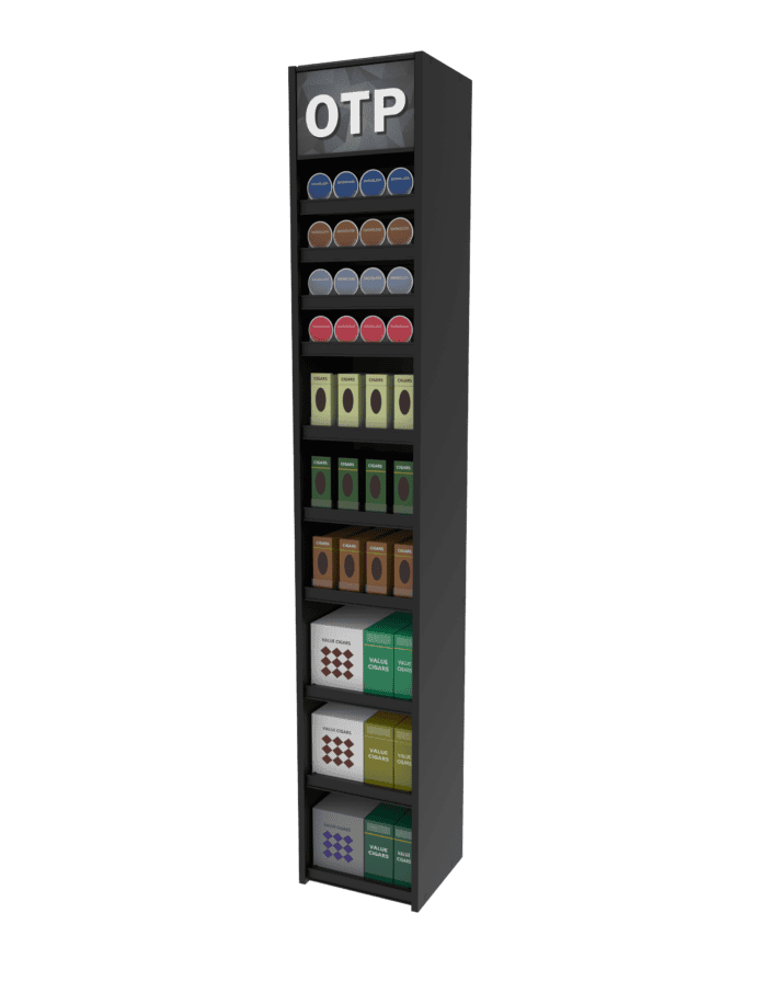 1 ft High Profile Wood OTP Merchandiser - Image 3