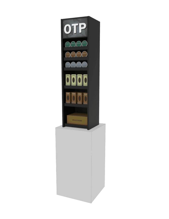 1 ft Low Profile Wood OTP Merchandiser - Image 3