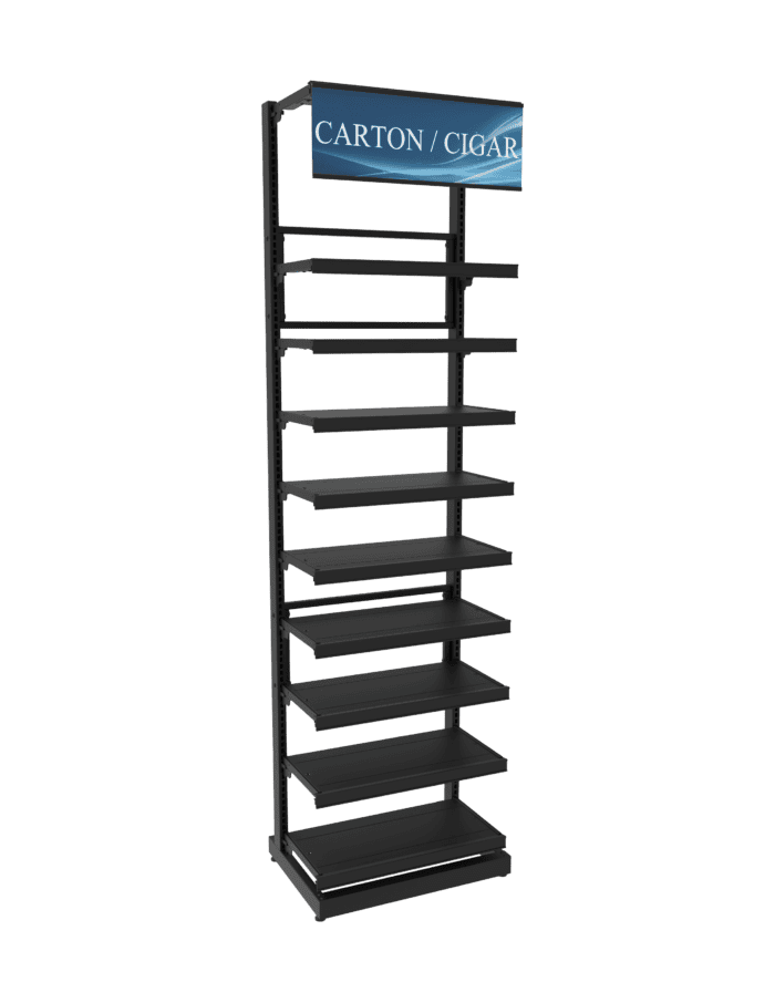 2 ft High Profile Premium Flat Shelves Merchandiser - Image 2