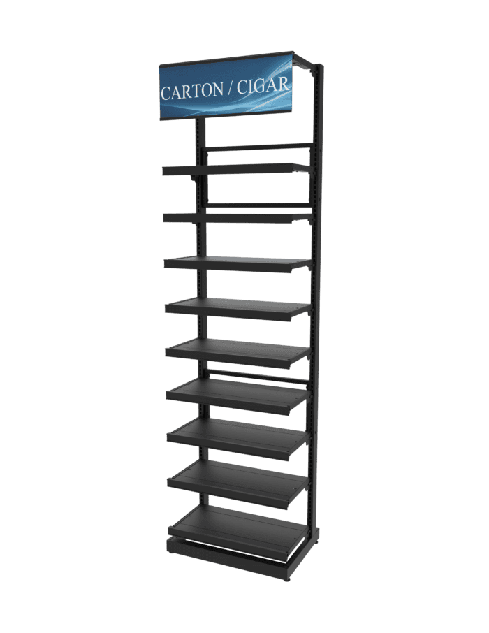 2 ft High Profile Premium Flat Shelves Merchandiser - Image 3