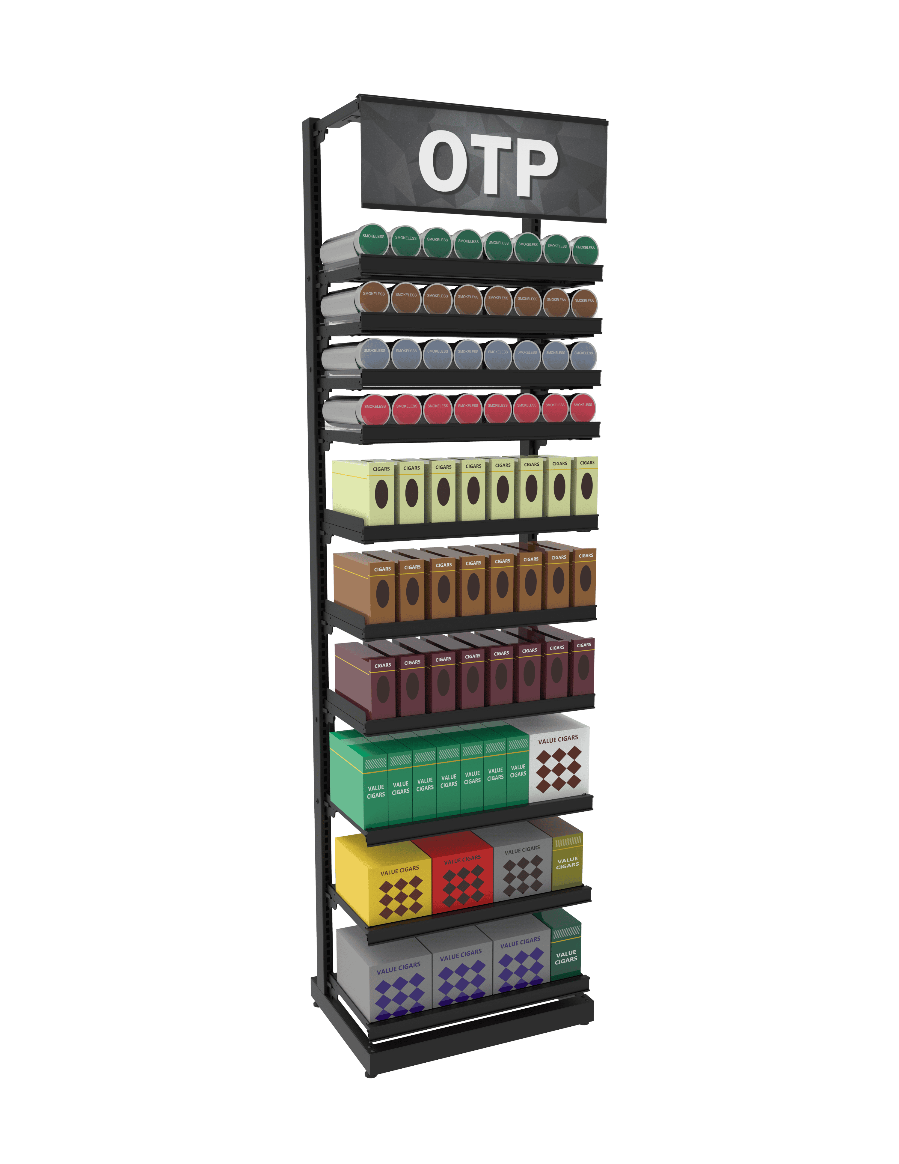 2 ft High Profile Premium OTP Merchandiser - Image 2