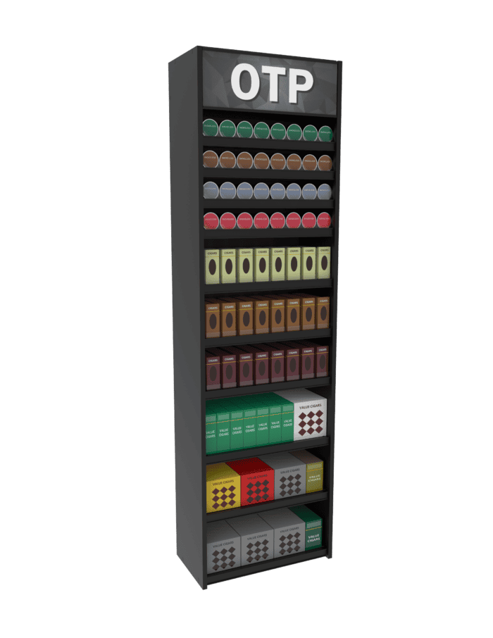 2 ft High Profile Wood OTP Merchandiser - Image 2