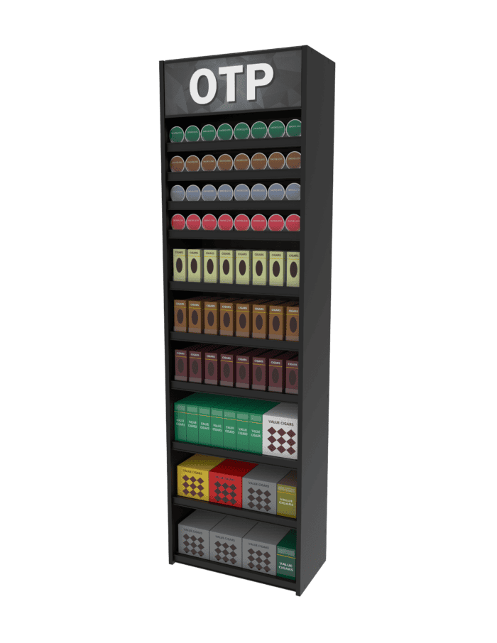 2 ft High Profile Wood OTP Merchandiser - Image 3