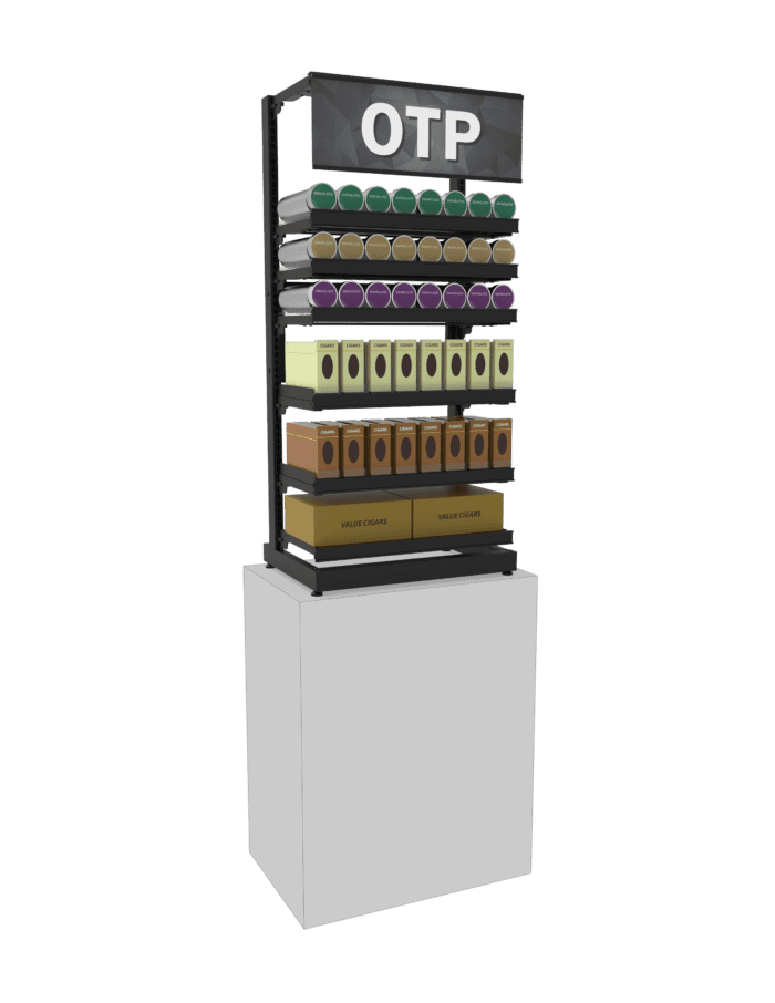 2 ft Low Profile Premium OTP Merchandiser - Image 2