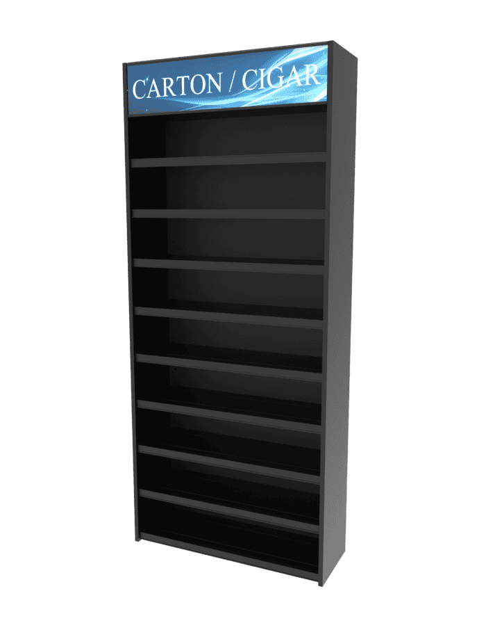 3 ft High Profile Wood Flat Shelves Merchandiser - Image 3