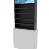 3 ft Low Profile Wood Flat Shelves Merchandiser - Image 3