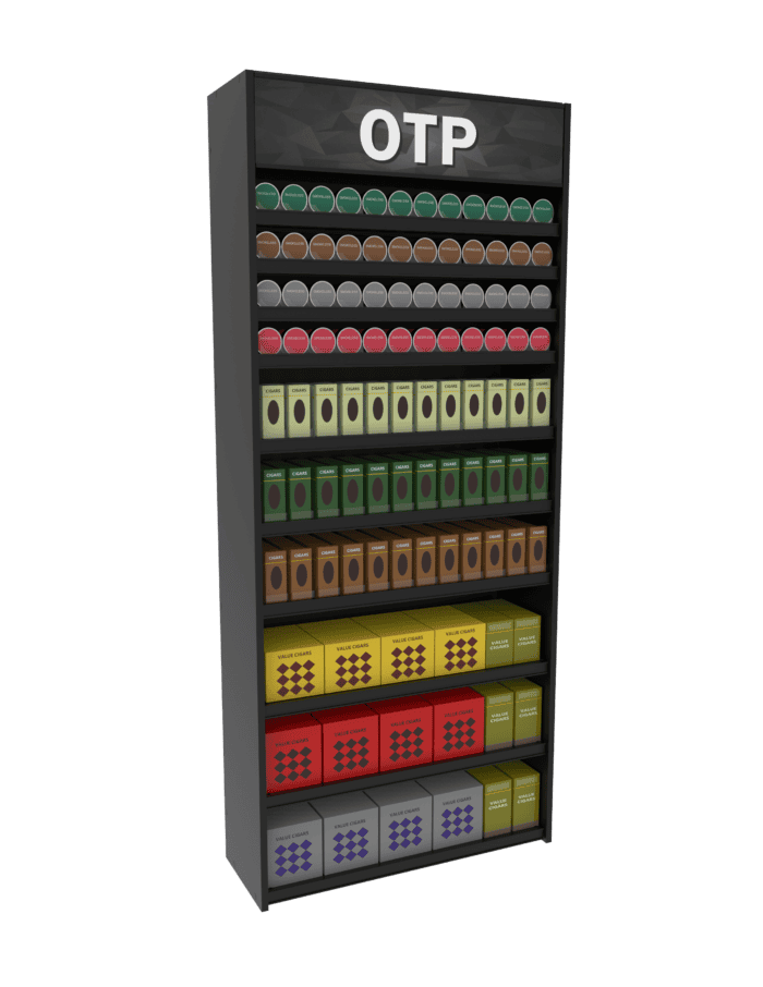 3 ft High Profile Wood OTP Merchandiser - Image 2