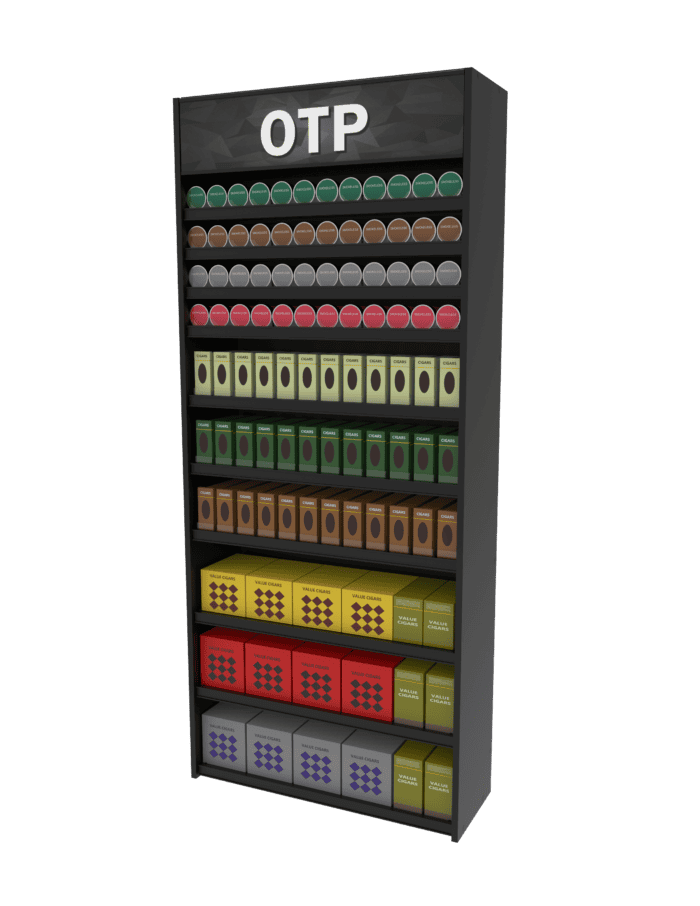 3 ft High Profile Wood OTP Merchandiser - Image 3
