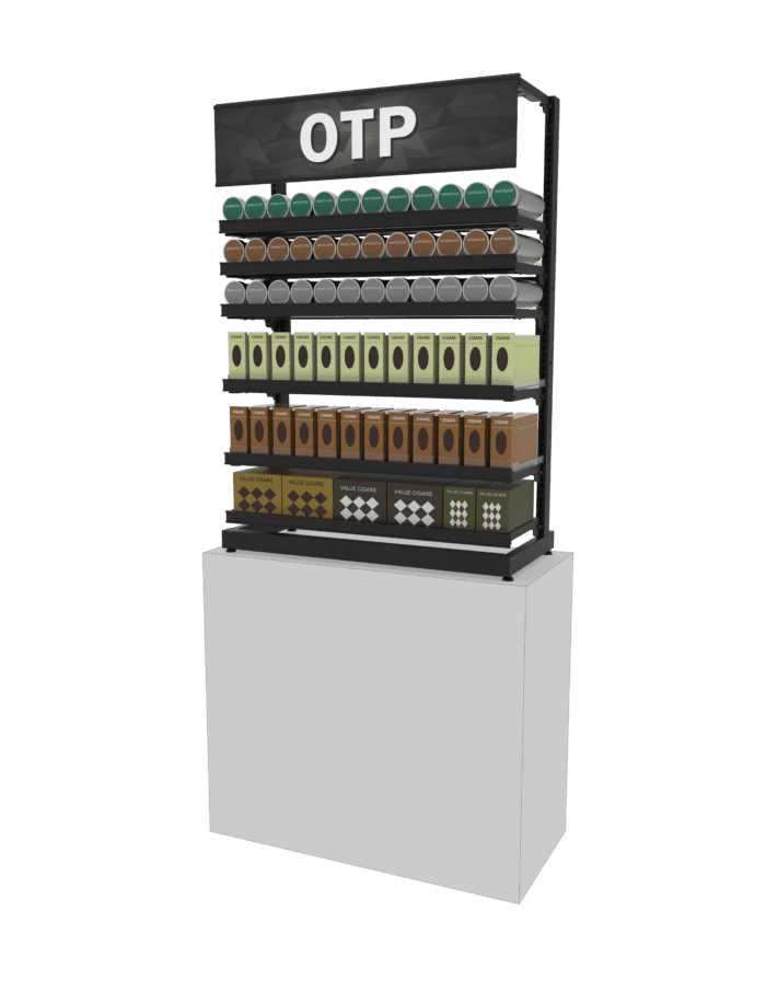 3 ft Low Profile Premium OTP Merchandiser - Image 3