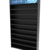 4 ft High Profile Wood Flat Shelves Merchandiser - Image 3