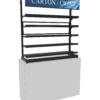 4 ft Low Profile Premium Flat Shelves Merchandiser - Image 2