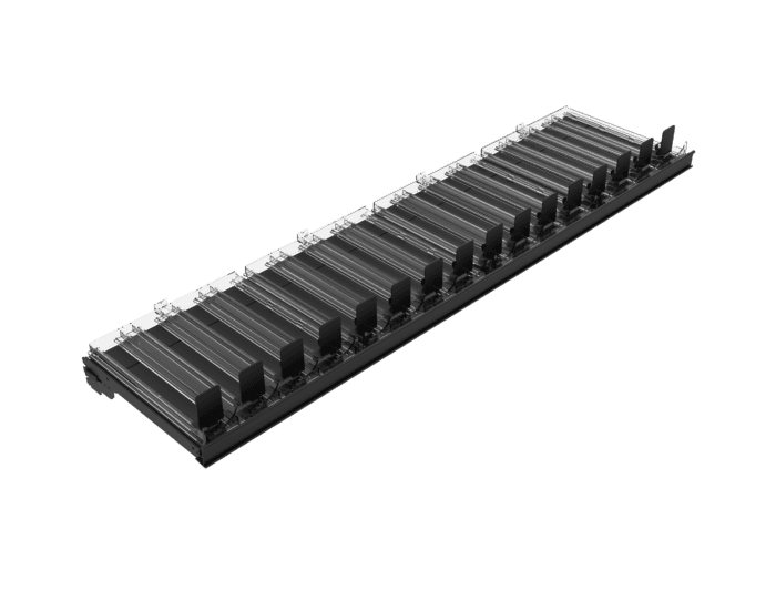 4 ft Can Pusher Shelf - Image 2