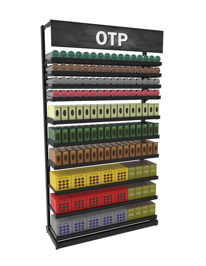 4 ft High Profile Premium OTP Merchandiser - Image 2
