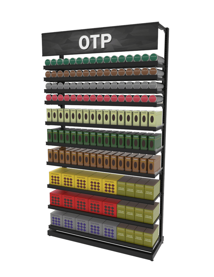 4 ft High Profile Premium OTP Merchandiser - Image 3